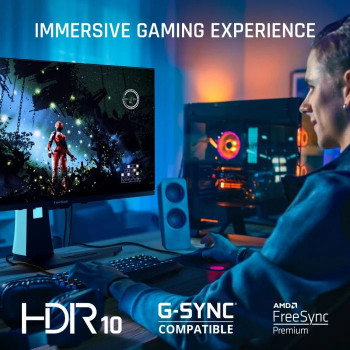 Viewsonic XG272-2K-OLED écran plat de PC 68,6 cm (27") 2560 x 1440 pixels Quad HD Noir, Blanc