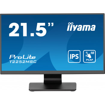 iiyama ProLite T2252MSC-B2 écran plat de PC 54,6 cm (21.5") 1920 x 1080 pixels Full HD LCD Écran tactile Noir