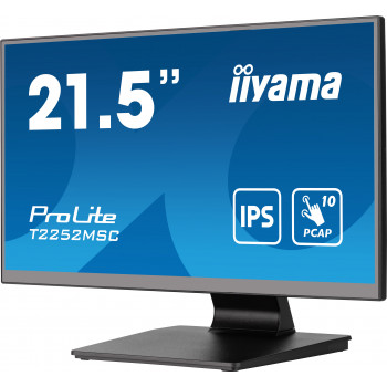 iiyama ProLite T2252MSC-B2 écran plat de PC 54,6 cm (21.5") 1920 x 1080 pixels Full HD LCD Écran tactile Noir