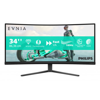 Philips Evnia 34M2C3500L 00 écran plat de PC 86,4 cm (34") 3440 x 1440 pixels Wide Quad HD LCD Noir
