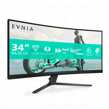 Philips Evnia 34M2C3500L 00 écran plat de PC 86,4 cm (34") 3440 x 1440 pixels Wide Quad HD LCD Noir