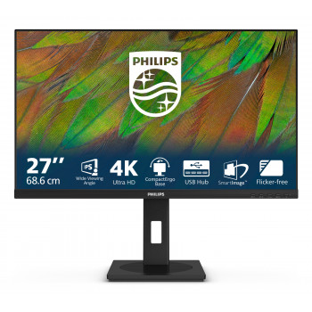 Philips 3000 series 27B1N3800 00 écran plat de PC 68,6 cm (27") 3840 x 2160 pixels 4K Ultra HD LCD Noir