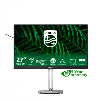 Philips 5000 series 27B2G5500 00 écran plat de PC 68,6 cm (27") 2560 x 1440 pixels Quad HD LCD Anthracite