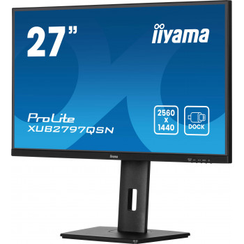 iiyama ProLite XUB2797QSN-B2 écran plat de PC 68,6 cm (27") 2560 x 1440 pixels Quad HD LED Noir