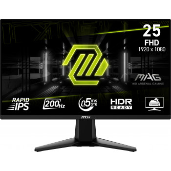 MSI MAG 255F E20 écran plat de PC 62,2 cm (24.5") 1920 x 1080 pixels Full HD LCD Noir