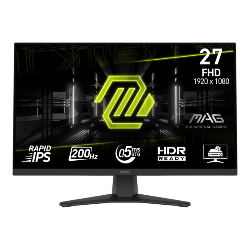 MSI MAG 272F écran plat de PC 68,6 cm (27") 1920 x 1080 pixels Full HD Noir