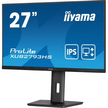 iiyama ProLite XUB2793HS-B7 écran plat de PC 68,6 cm (27") 1920 x 1080 pixels Full HD LED Noir