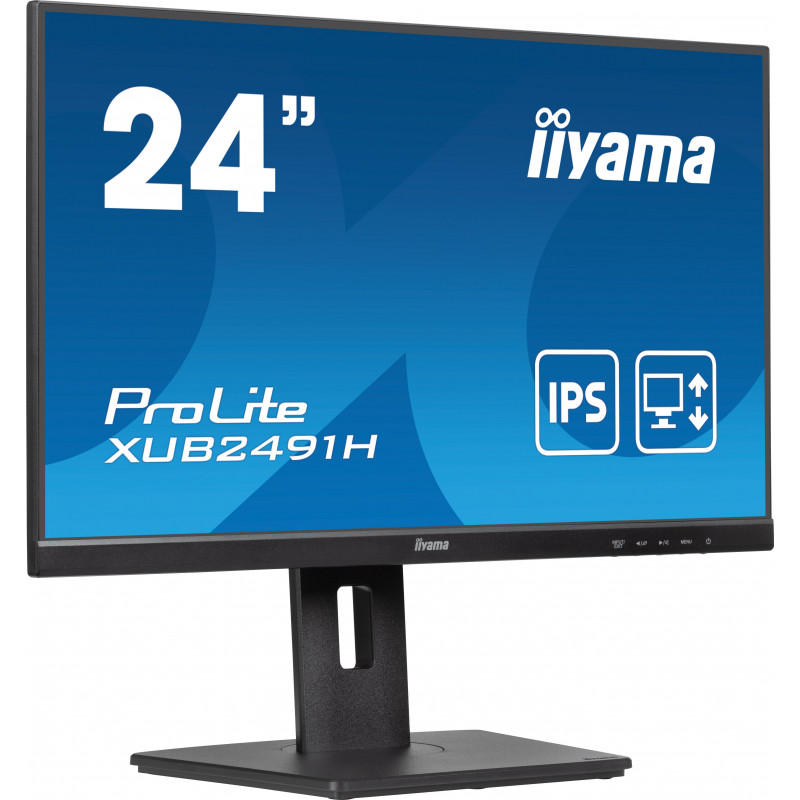 iiyama ProLite XUB2491H-B1 écran plat de PC 60,5 cm (23.8") 1920 x 1080 pixels Full HD LED Noir