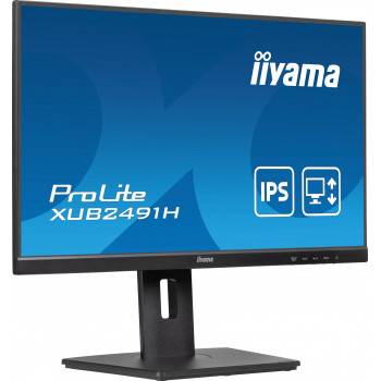 iiyama ProLite XUB2491H-B1 écran plat de PC 60,5 cm (23.8") 1920 x 1080 pixels Full HD LED Noir