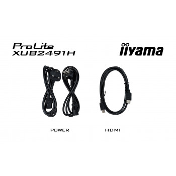 iiyama ProLite XUB2491H-B1 écran plat de PC 60,5 cm (23.8") 1920 x 1080 pixels Full HD LED Noir