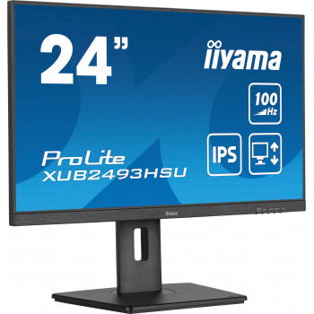 iiyama XUB2493HSU-B7 écran plat de PC 60,5 cm (23.8") 1920 x 1080 pixels Full HD LED Noir