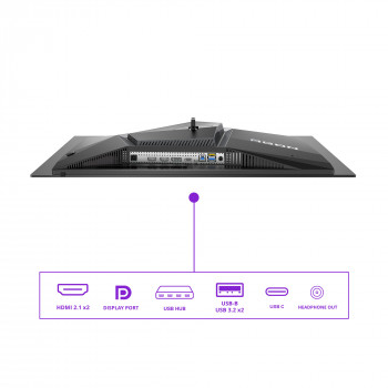 AOC G2 AG276UZD écran plat de PC 67,3 cm (26.5") 3840 x 2160 pixels 4K Ultra HD OLED Noir