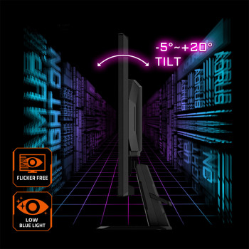 GIGABYTE GS27U 27" Moniteur de jeu UHD - 3840 x 2160, 160Hz, 1ms, 350 cd m², Display HDR400, HDMI 2.1, DisplayPort 1.4