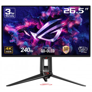 ASUS ROG Swift OLED PG27UCDM écran plat de PC 67,3 cm (26.5") 3840 x 2160 pixels 4K Ultra HD QD-OLED Noir