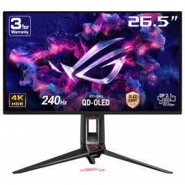 ASUS ROG Swift OLED PG27UCDM écran plat de PC 67,3 cm (26.5") 3840 x 2160 pixels 4K Ultra HD QD-OLED Noir