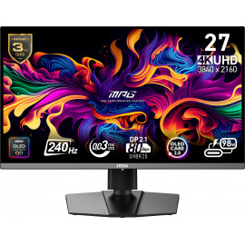 MSI MPG 272URX QD-OLED écran plat de PC 67,3 cm (26.5") 3840 x 2160 pixels 4K Ultra HD Noir