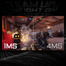 GIGABYTE GS32QCA 31,5" Moniteur Gaming Incurvé QHD - 2560 x 1440, 180Hz, 1ms, 250 cd m², FreeSync, HDR Ready, HDMI 2.0,