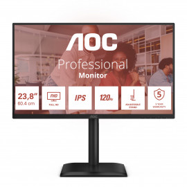 AOC 24E4U écran plat de PC 60,5 cm (23.8") 1920 x 1080 pixels Full HD LED Noir