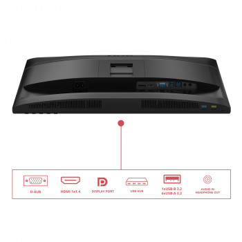 AOC 24E4U écran plat de PC 60,5 cm (23.8") 1920 x 1080 pixels Full HD LED Noir