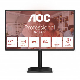 AOC E4 Q27E4U écran plat de PC 68,6 cm (27") 2560 x 1440 pixels Quad HD LED Noir