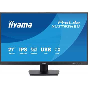 iiyama ProLite XU2793HSU-B7 écran plat de PC 68,6 cm (27") 1920 x 1080 pixels Full HD LED Noir