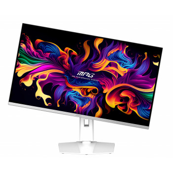 MSI MPG 321URXW QD-OLED écran plat de PC 80 cm (31.5") 3840 x 2160 pixels 4K Ultra HD Blanc