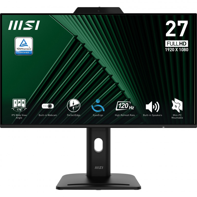 MSI PRO MP272PMG écran plat de PC 68,6 cm (27") 1920 x 1080 pixels Full HD LCD Noir