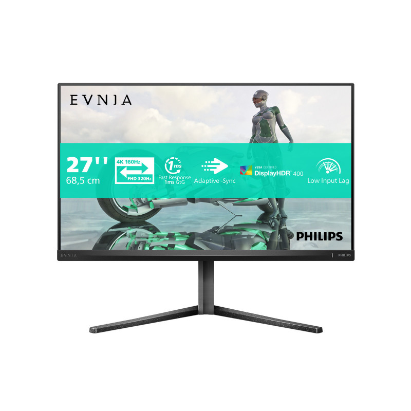Philips Evnia 3000 27M2N3800A 00 écran plat de PC 68,6 cm (27") 3840 x 2160 pixels 4K Ultra HD LCD Gris