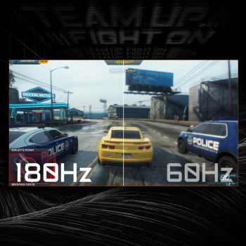 GIGABYTE GS27QA Moniteur de jeu 27" QHD - 2560 x 1440 (QHD), 180Hz, 1ms, 300 cd m2, FreeSync, HDR Ready, HDMI 2.0, DisplayPort