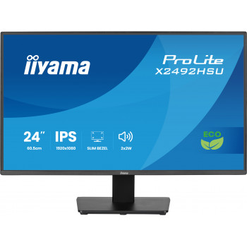 iiyama ProLite X2492HSU-B1 écran plat de PC 60,5 cm (23.8") 1920 x 1080 pixels Full HD LED Noir