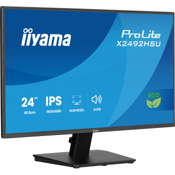 iiyama ProLite X2492HSU-B1 écran plat de PC 60,5 cm (23.8") 1920 x 1080 pixels Full HD LED Noir