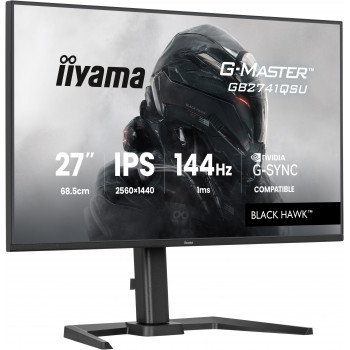 iiyama G-MASTER GB2741QSU-B1 écran plat de PC 68,6 cm (27") 2560 x 1440 pixels 4K Ultra HD LED Noir