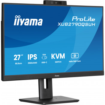 iiyama ProLite XUB2790QSUH-B2 écran plat de PC 68,6 cm (27") 2560 x 1440 pixels Quad HD LED Noir