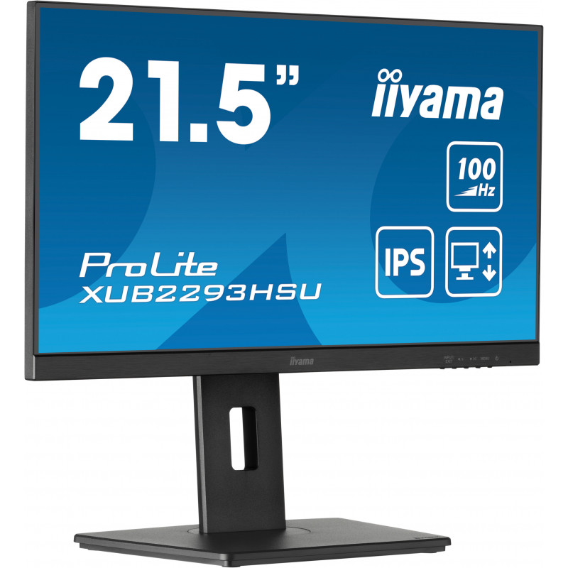 iiyama ProLite XUB2293HSU-B7 écran plat de PC 54,6 cm (21.5") 1920 x 1080 pixels Full HD LED Noir