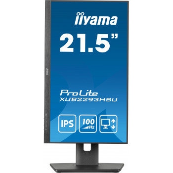 iiyama ProLite XUB2293HSU-B7 écran plat de PC 54,6 cm (21.5") 1920 x 1080 pixels Full HD LED Noir