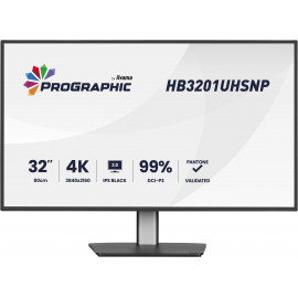 iiyama ProGraphic HB3201UHSNP-B1 écran plat de PC 80 cm (31.5") 3840 x 2160 pixels Noir