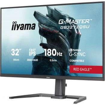 iiyama G-MASTER GB3272QSU-B1 écran plat de PC 80 cm (31.5") 2560 x 1440 pixels Quad HD LED Noir