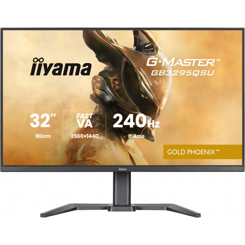 iiyama G-MASTER GB3295QSU-B1 écran plat de PC 80 cm (31.5") 2560 x 1440 pixels Quad HD LED Noir