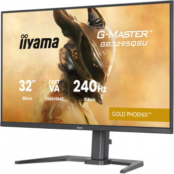 iiyama G-MASTER GB3295QSU-B1 écran plat de PC 80 cm (31.5") 2560 x 1440 pixels Quad HD LED Noir