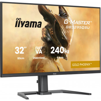 iiyama G-MASTER GB3295QSU-B1 écran plat de PC 80 cm (31.5") 2560 x 1440 pixels Quad HD LED Noir