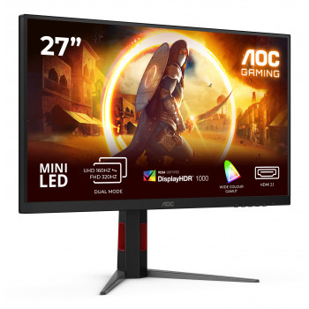 AOC G4 U27G4XM écran plat de PC 68,6 cm (27") 3840 x 2160 pixels 4K Ultra HD LED Noir, Rouge
