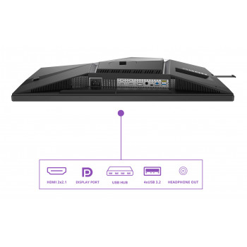 AOC G2 AG246FK6 écran plat de PC 61,2 cm (24.1") 1920 x 1080 pixels Full HD LED Noir, Gris