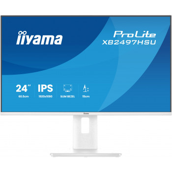 iiyama ProLite XB2497HSU-W1 écran plat de PC 60,5 cm (23.8") 1920 x 1080 pixels Full HD LED Blanc