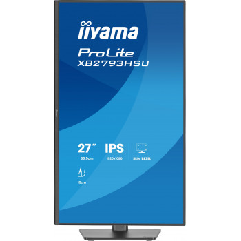 iiyama ProLite XB2793HSU-B1 écran plat de PC 68,6 cm (27") 1920 x 1080 pixels Full HD LED Noir