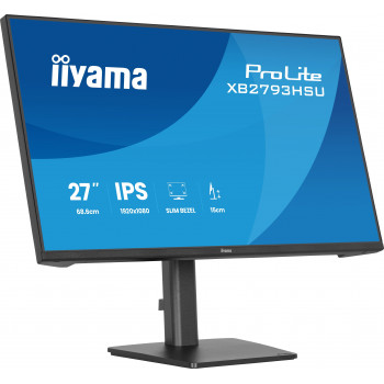 iiyama ProLite XB2793HSU-B1 écran plat de PC 68,6 cm (27") 1920 x 1080 pixels Full HD LED Noir