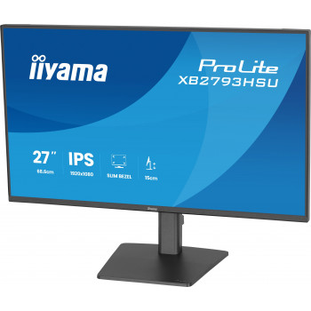 iiyama ProLite XB2793HSU-B1 écran plat de PC 68,6 cm (27") 1920 x 1080 pixels Full HD LED Noir