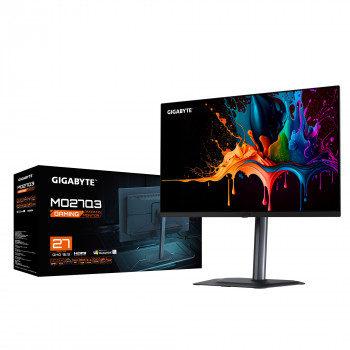 GIGABYTE MO27Q3 Moniteur Gaming OLED 27” QHD - 2560 x 1440, 360Hz, 0.03ms, 250 cd m², G-Sync Compatible, FreeSync Premium Pro,