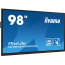iiyama TE9812MIS-B3AG Écran d'affichage dynamique En forme de kiosk 2,48 m (97.5") LCD Wifi 400 cd m² 4K Ultra HD Noir Écran