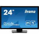iiyama ProLite T2452MSC-B1 écran plat de PC 60,5 cm (23.8") 1920 x 1080 pixels Full HD LCD Écran tactile Multi-utilisateur Noir