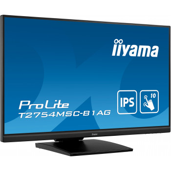 iiyama ProLite T2754MSC-B1AG écran plat de PC 68,6 cm (27") 1920 x 1080 pixels Full HD LED Écran tactile Multi-utilisateur Noir